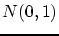 $ N(0,1)$